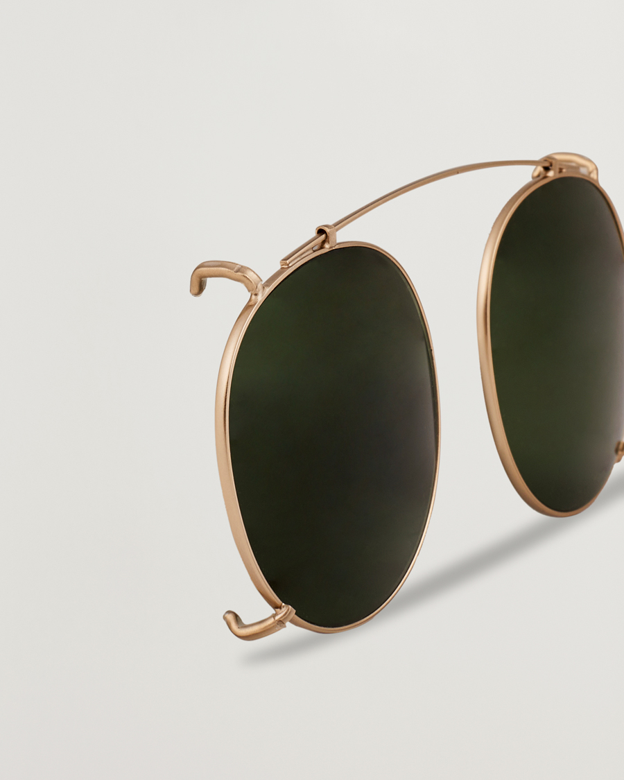 TBD Eyewear Clip-ons Gold/Bottle Green