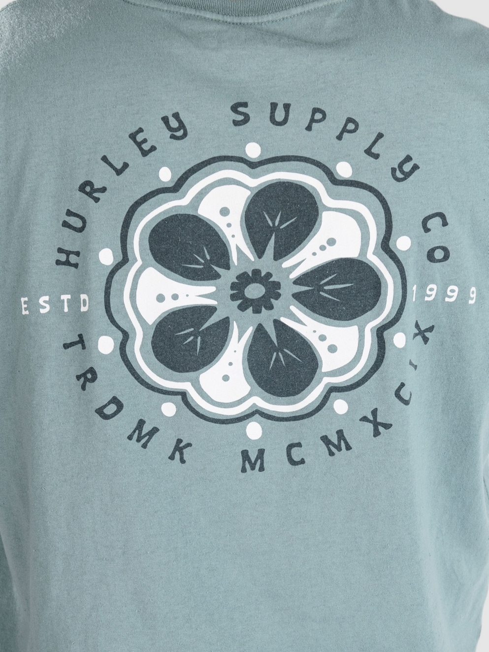Hurley Flowered T-Shirt artillery