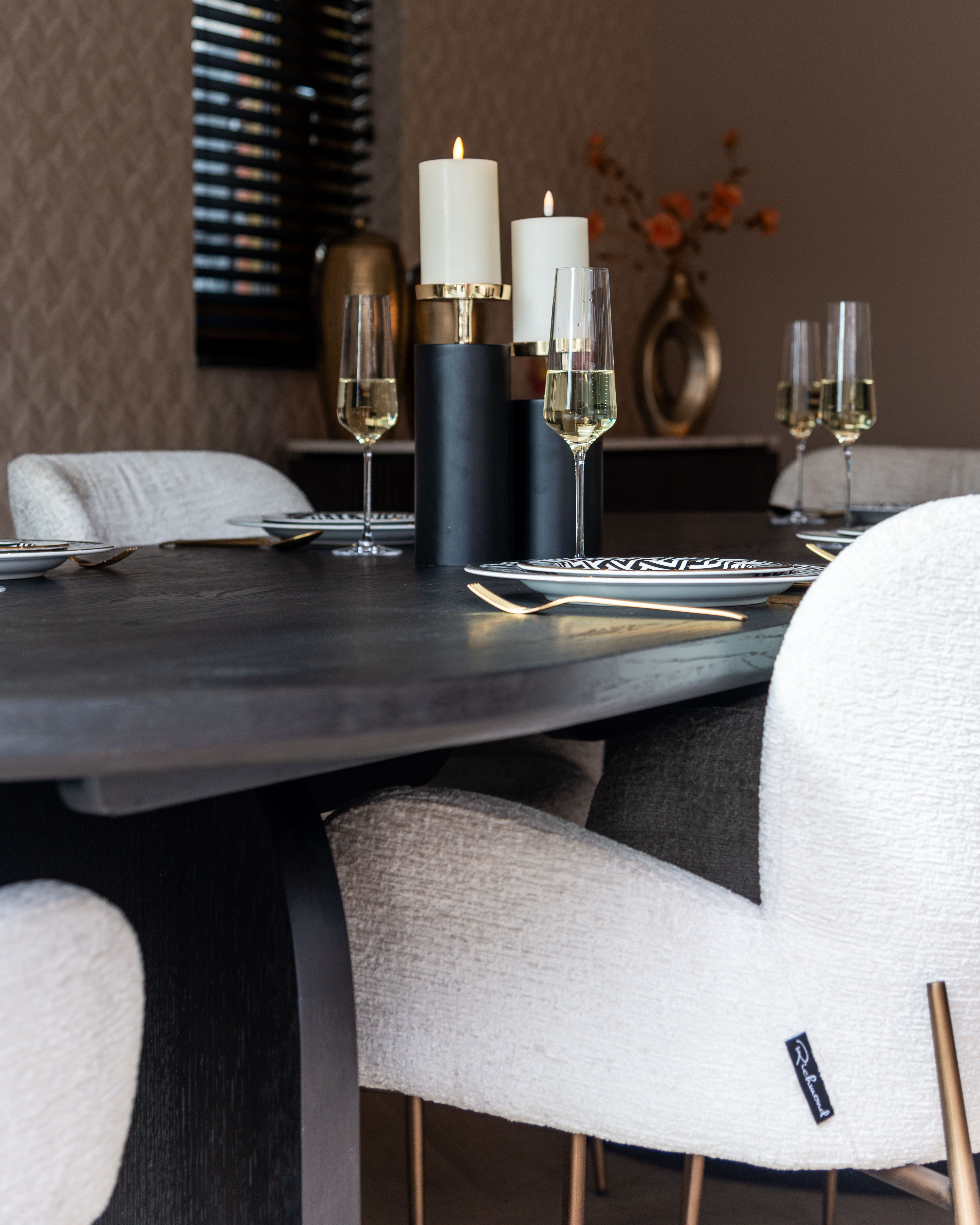 Eetkamertafel zwart Fairmont