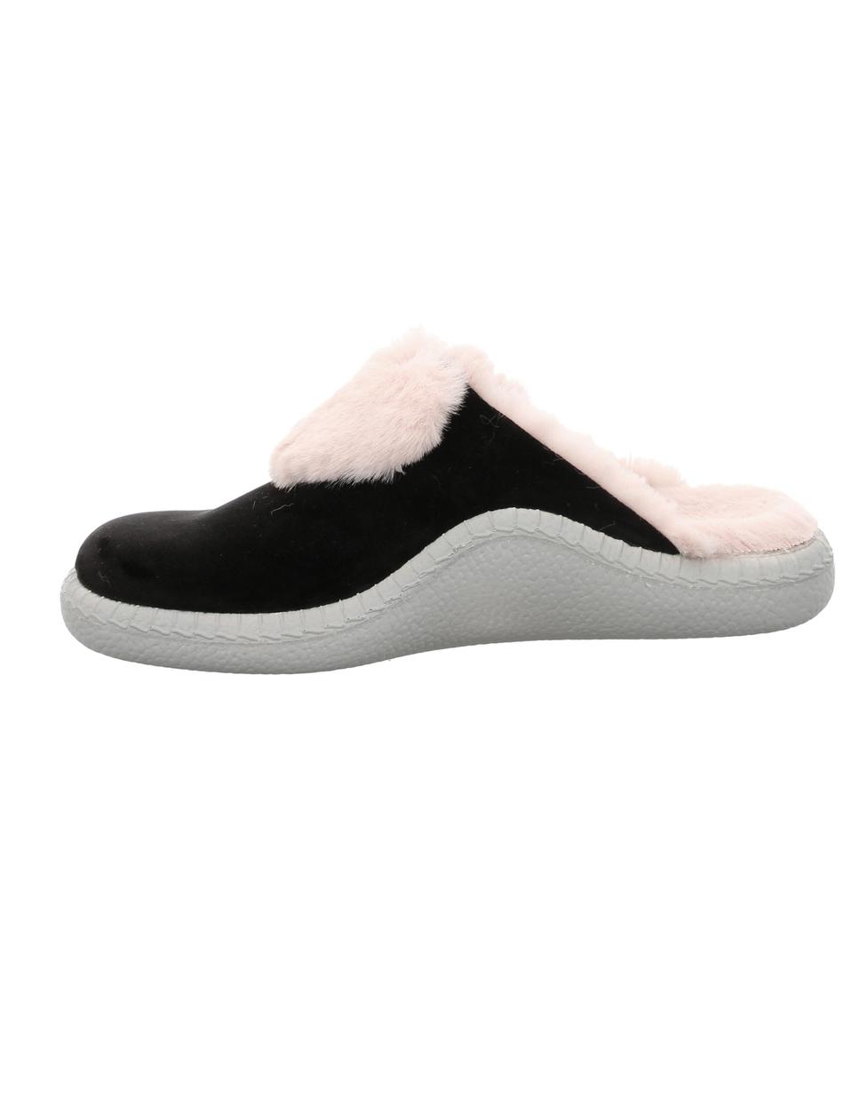 Hausschuh Monaco Damen 63, schwarz-
