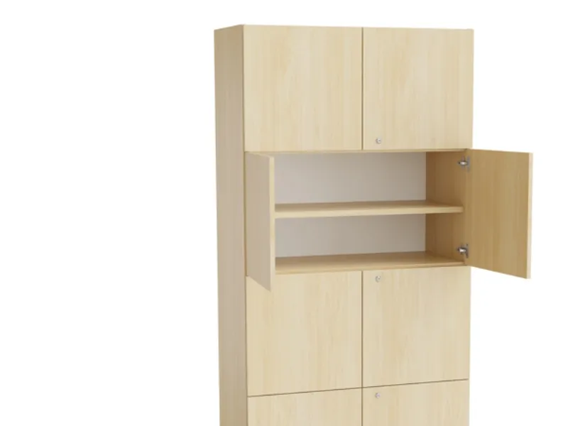 Mora Materialskab 2100x1000x470mm birk laminat