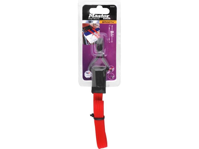 Masterlock Gummi-Spannseil Zur Ladungssicherung, rot