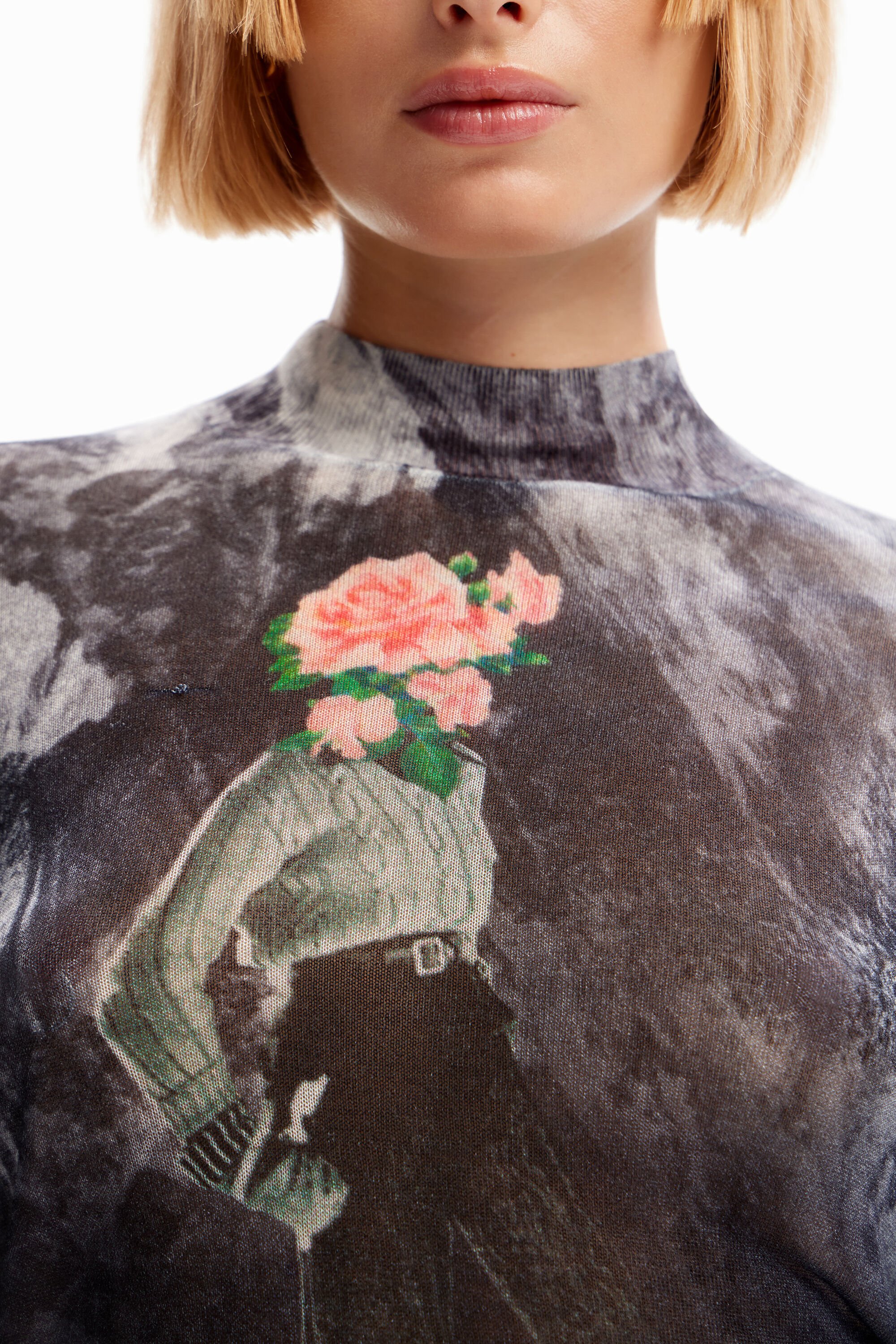 Pull fin flou