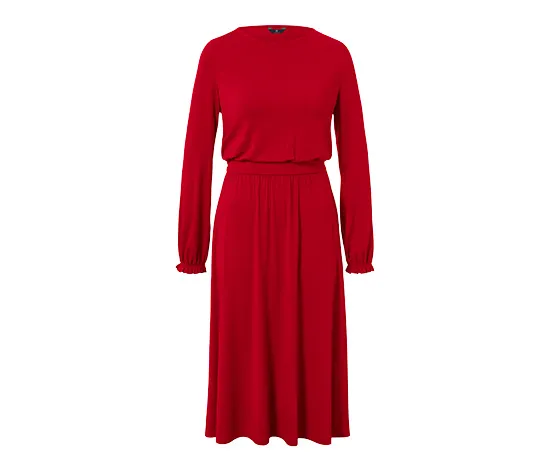 Jerseykleid in Midi-Länge
