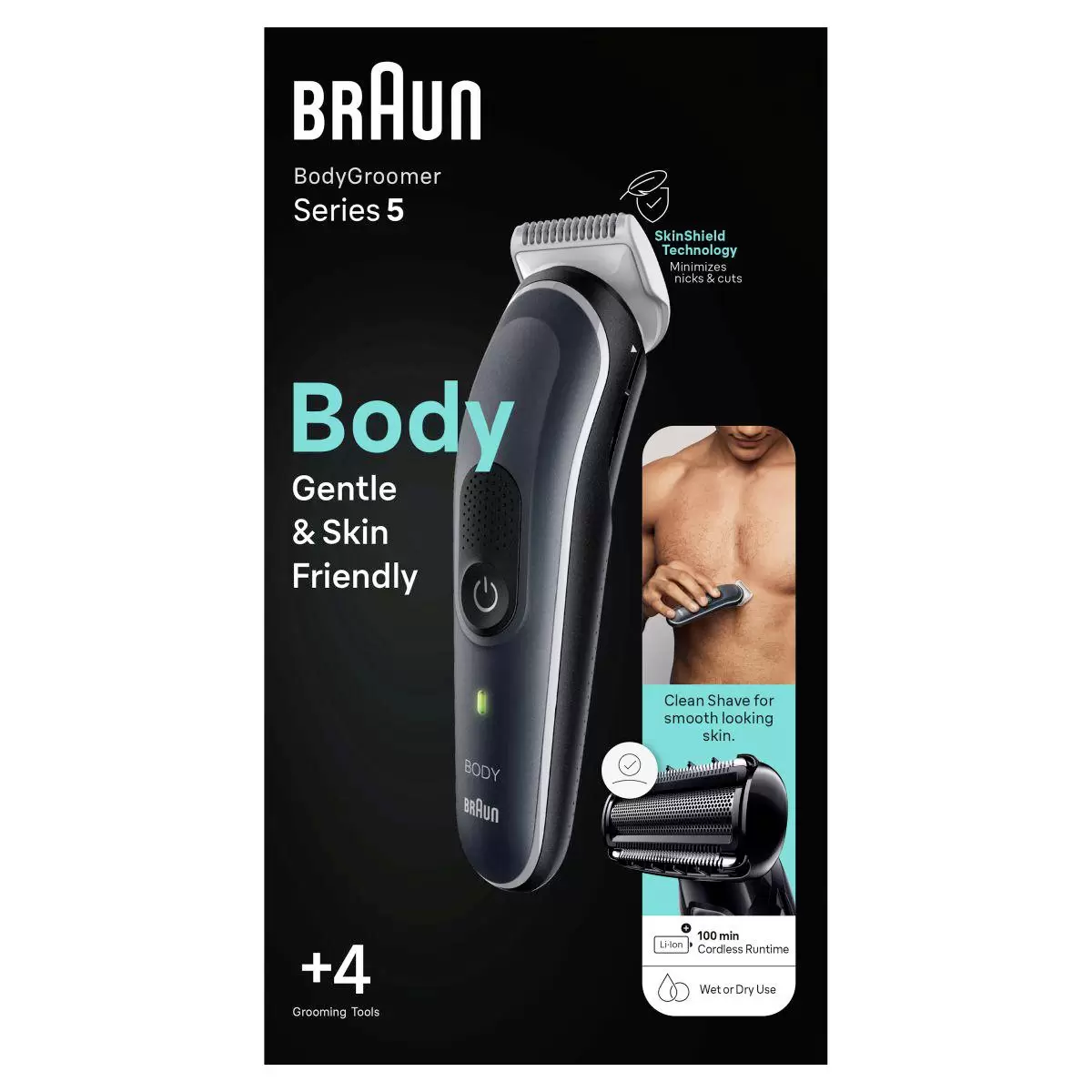 Haarentfernungsgerät für Braun BodyGroomer BG5360