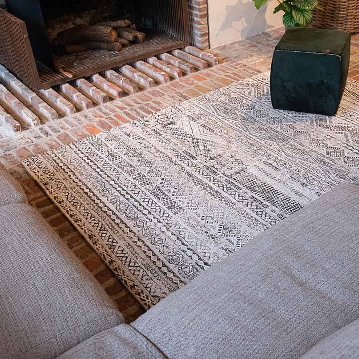 Vintage vloerkleed - Antiquarian Kilim Wit 9114