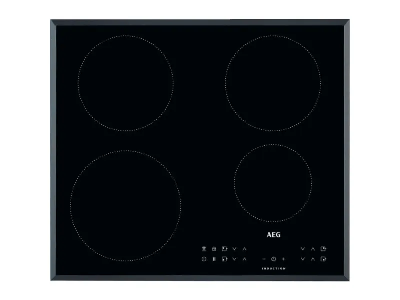 AEG IKB64301FB - Induktions kogeplade - 4 plader - Niche - bredde: 56 cm - dybde: 49 cm - med facetteret ramme - sort