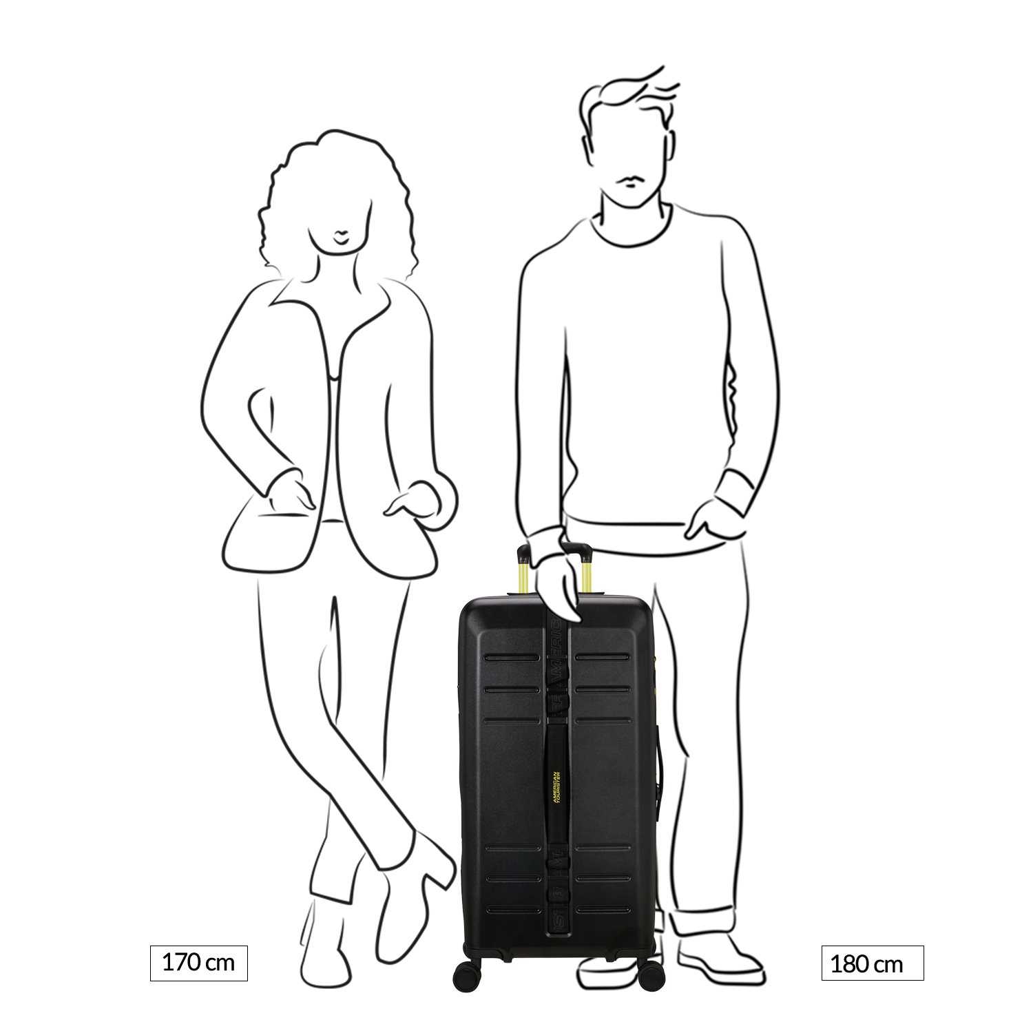 American Tourister Trailon Trunk 80/30 TSA coronet blue