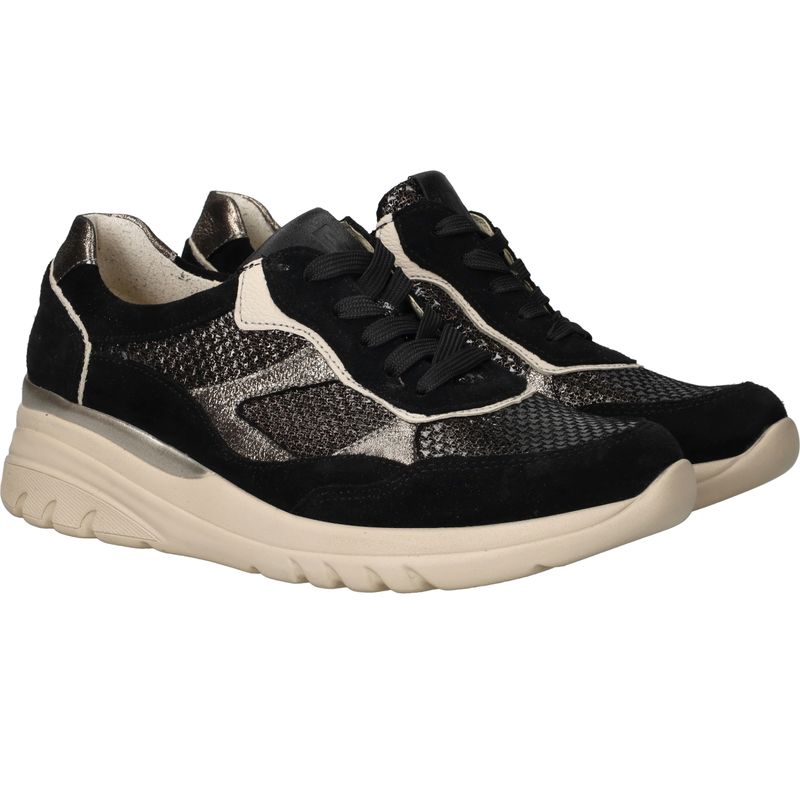 Waldlaufer Carla Sneakers Zwart Dames