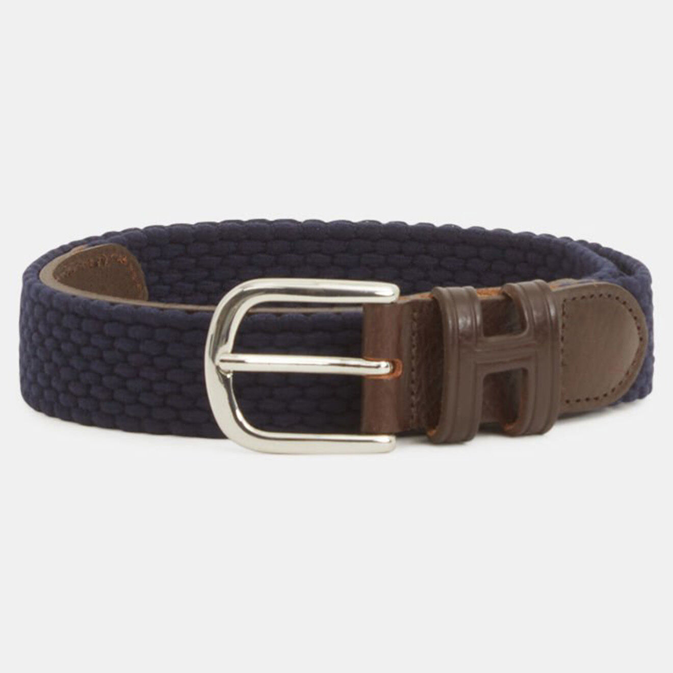Hackett London Ceinture Elastique Tressée bleue