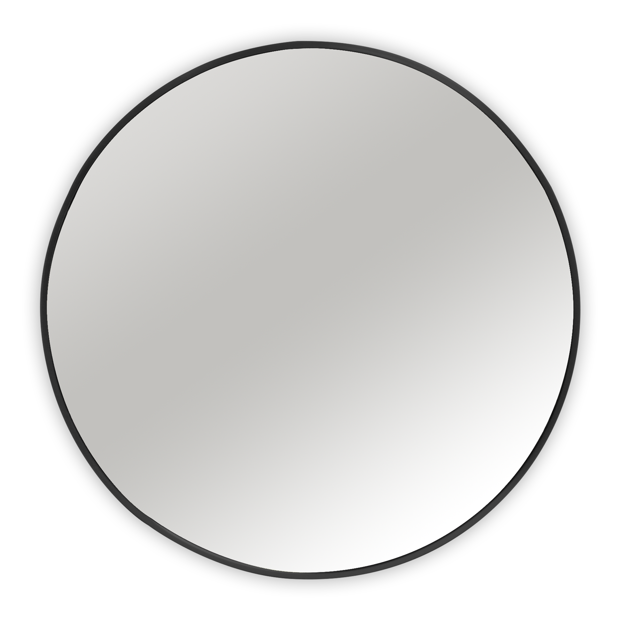Spiegel Zwart Rond