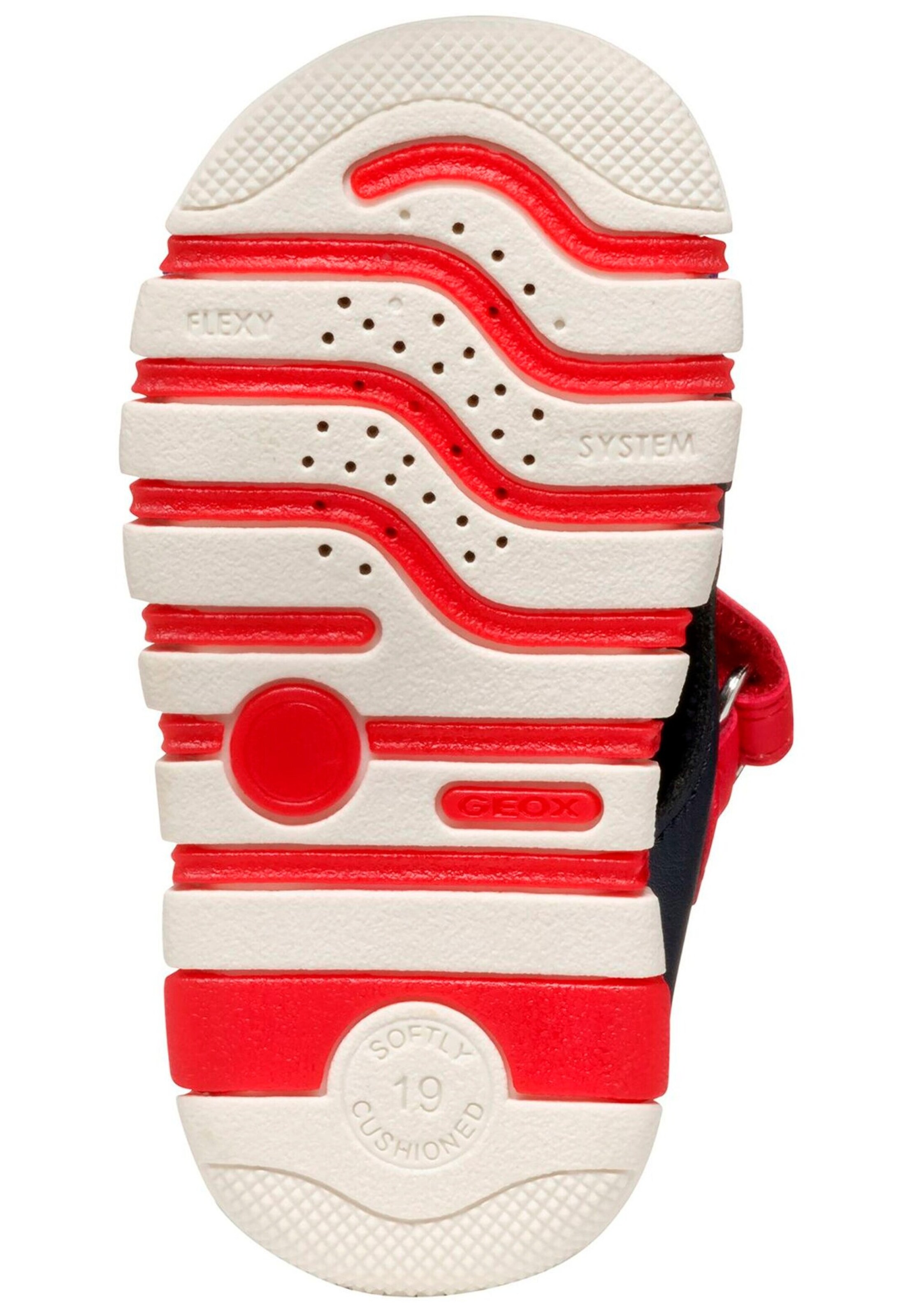 Sandalen Navy/Rot