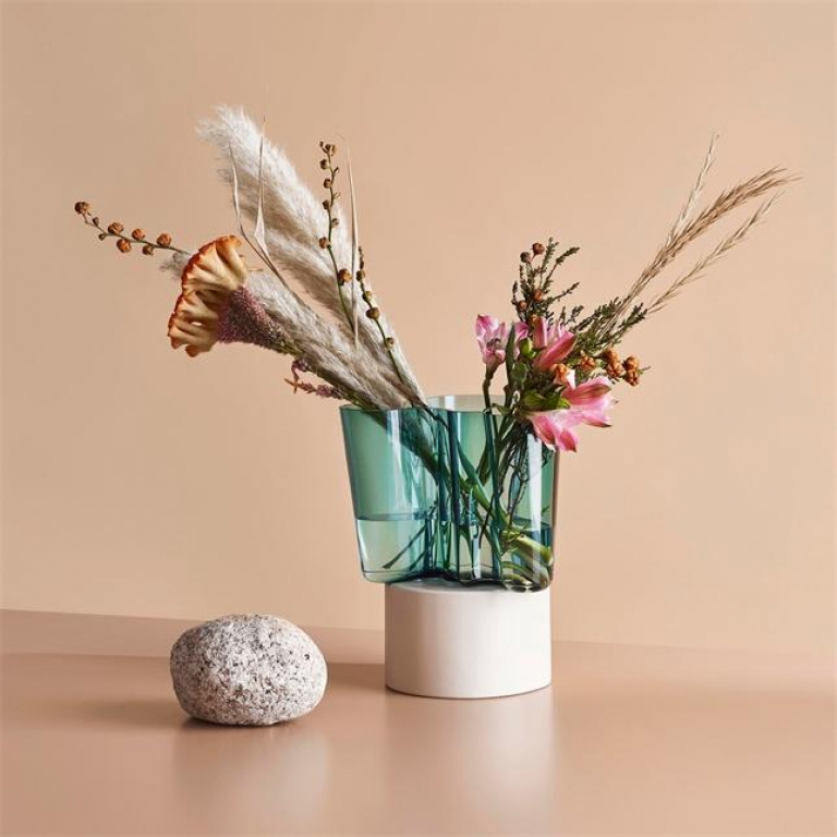 Iittala Alvar Aalto vaas 16cm linnen