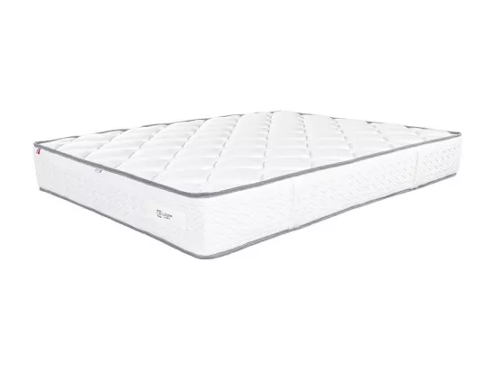 Matelas Iris (20 cm),mousse haute densité, ferme, face été/hiver et Oreiller, 180x200cm