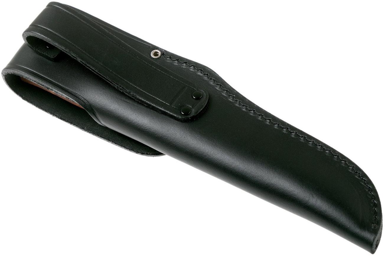 Fallkniven TK1 Drie Kronen, Desert Ironwood,  lederen schede