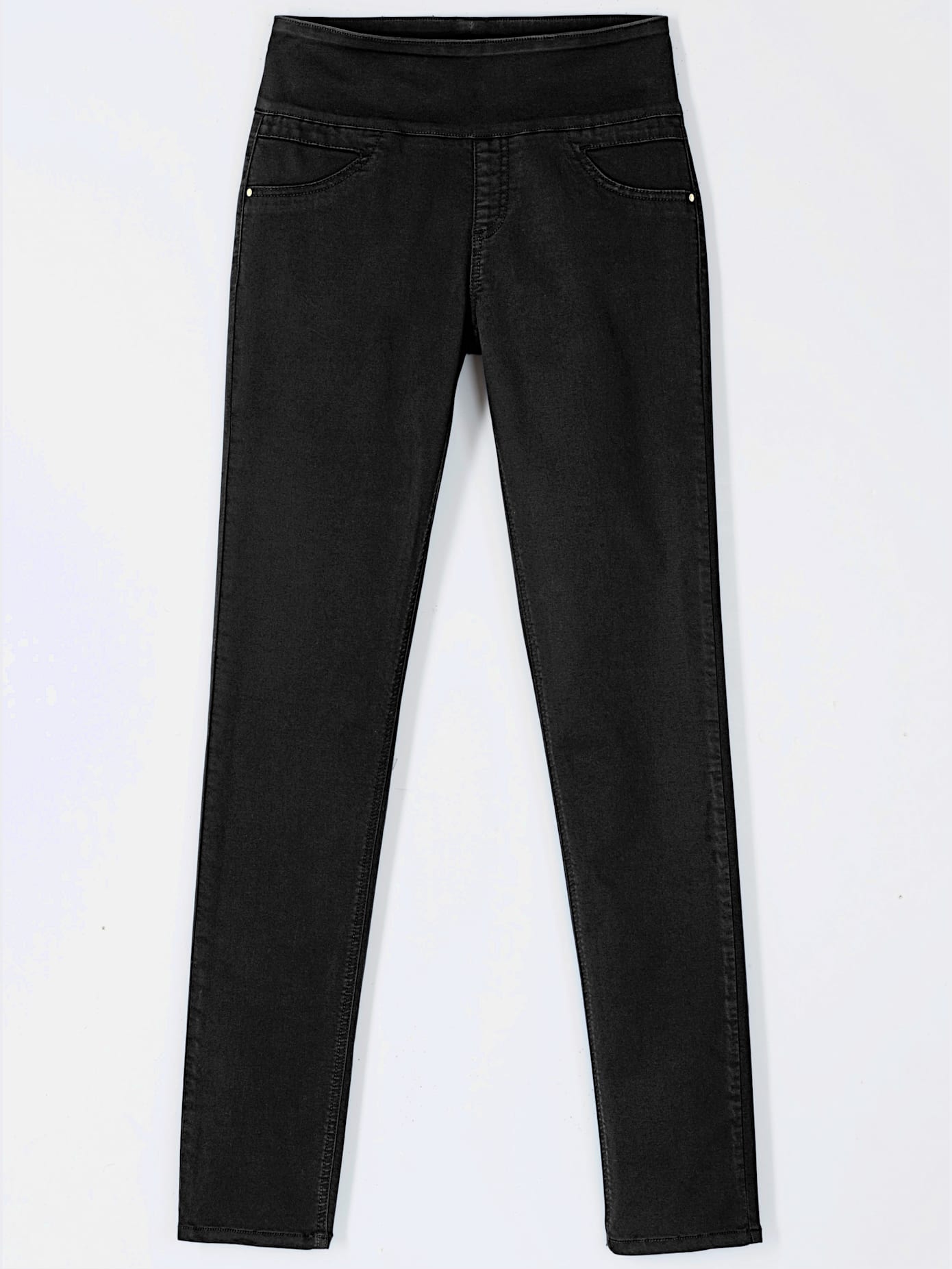 Pantalon avec ceinture large élastique et poches