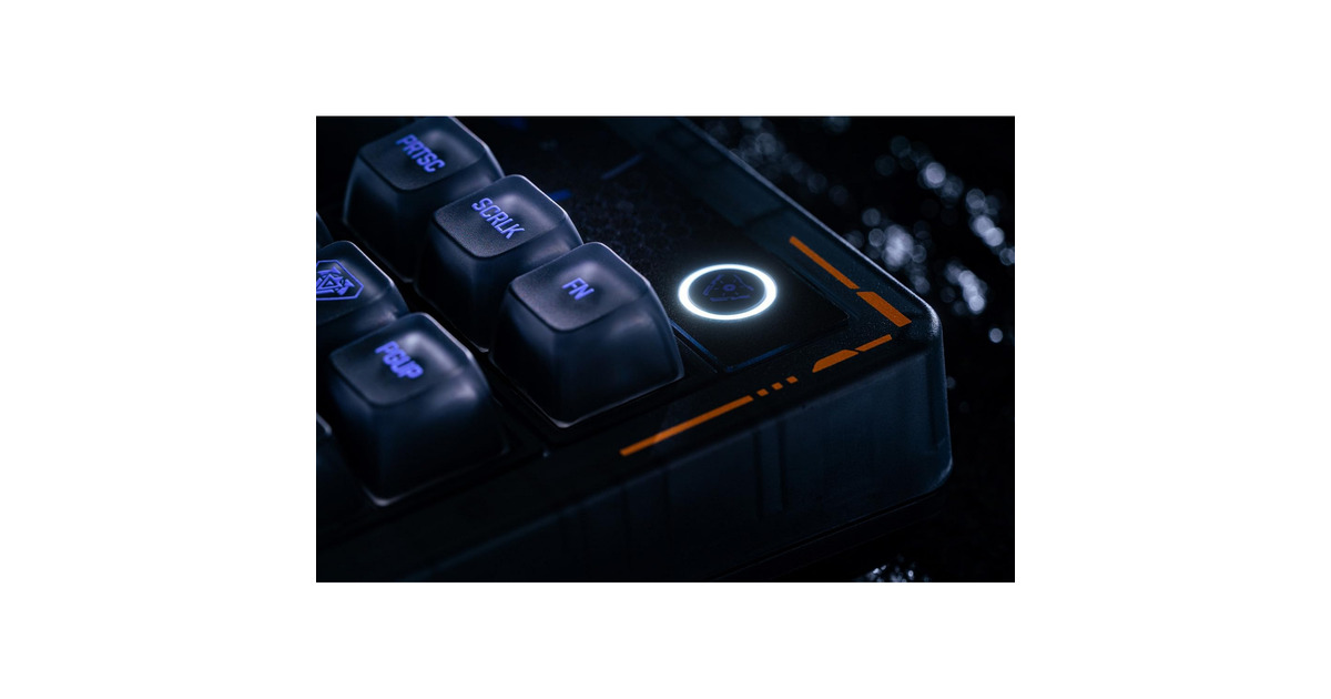 8BitDoRetro 87 Mechanical Keyboard - Mecha BREAK, gaming toetsenbord  (Zwart/blauw, US lay-out, Kailh Box Jellyfish Pro Glaze, TKL, ABS keycaps, Hot-swap, Bluetooth LE 5.0, Wireless 2.4GHz, USB)