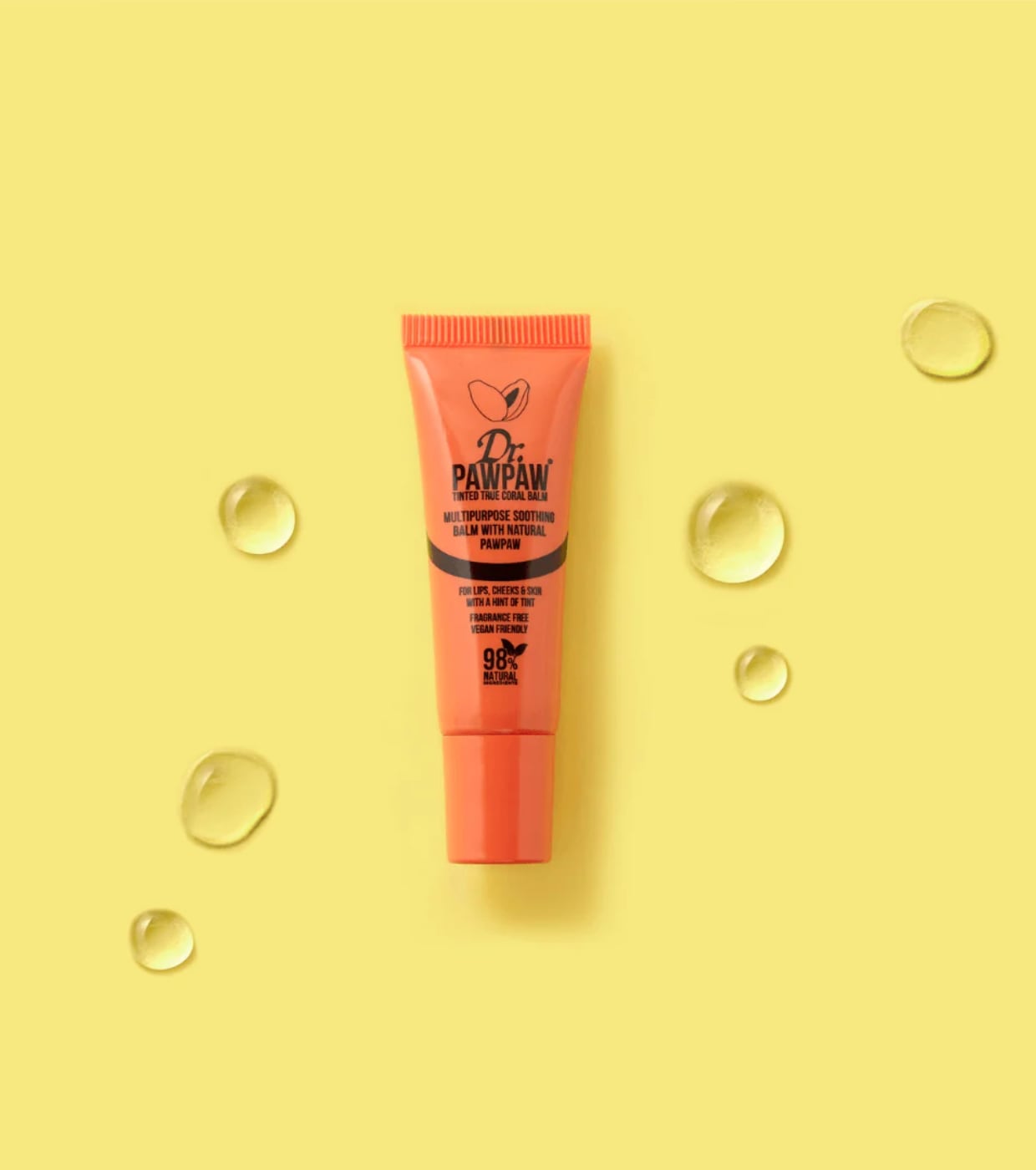 Dr. Paw Paw - Bálsamo labial colorido multifuncional - True Coral