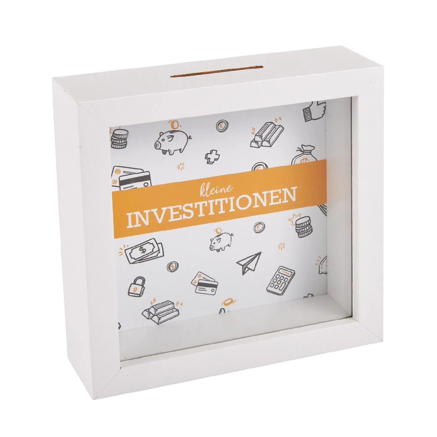 Spardose Investitionen, 12 cm