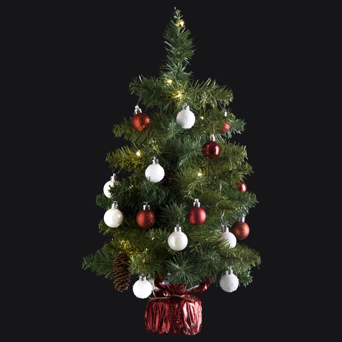 SAPIN COPPER AVEC ACCESSOIRES 20LED H.50CM