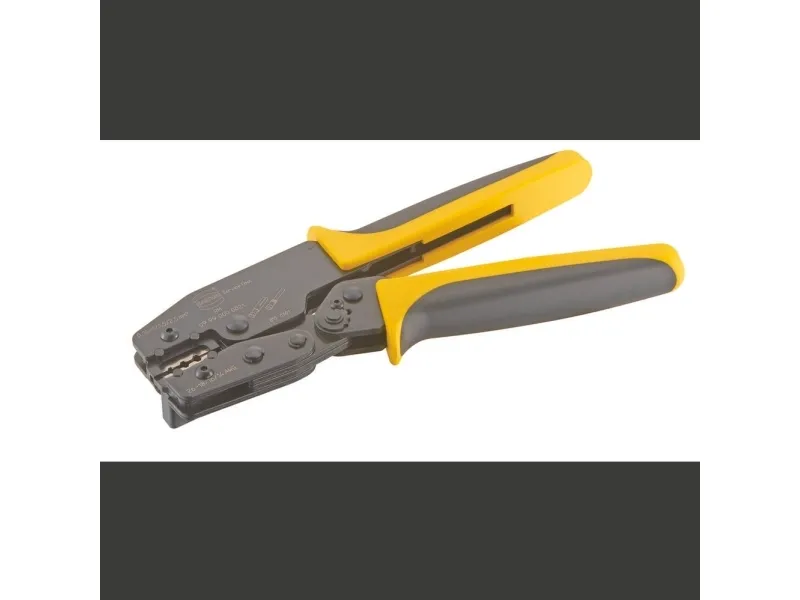 Crimp værktøj HAN D & HAN E, HAN E kontakter 0,5-2,5Q, HAN D 0,14-1,5Q (Side 99.20 i Harting katalog)