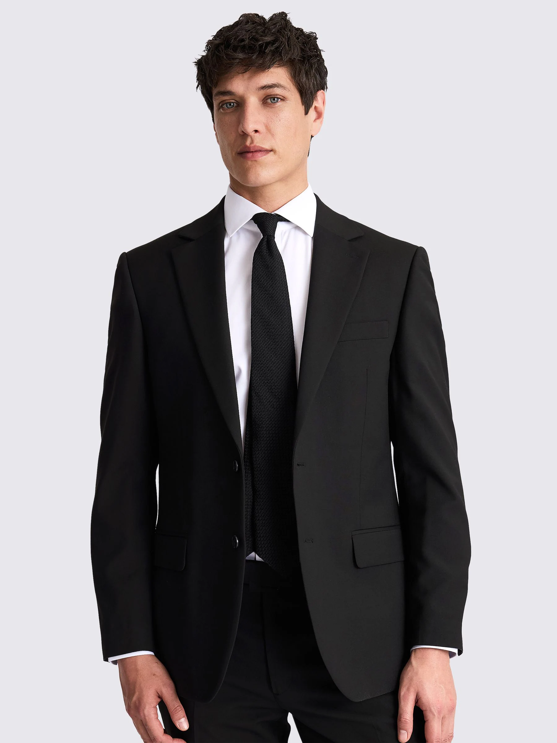 MOSS Regular Fit Notch Lapel Tuxedo Jacket