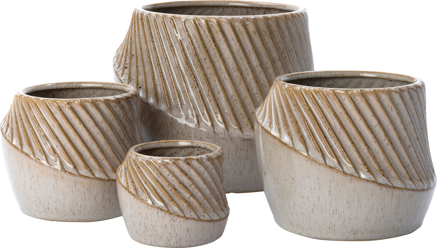 Intratuin bloempot Bohan bruin D 9,5 H 7 cm