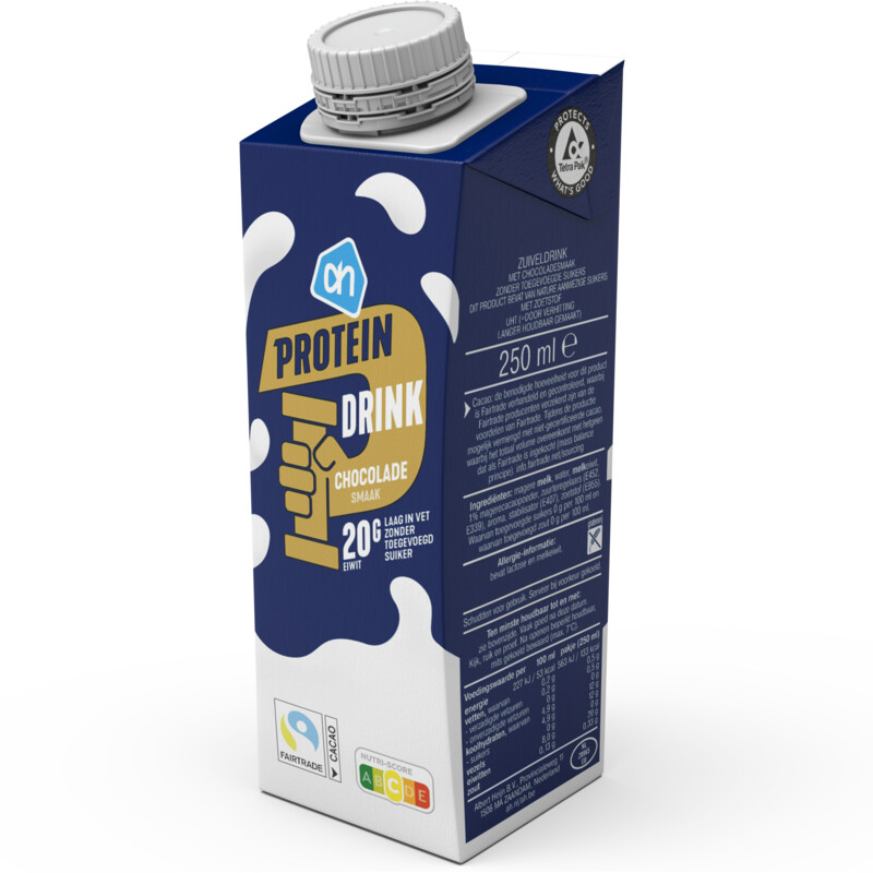AH Proteïne drink chocolade smaak