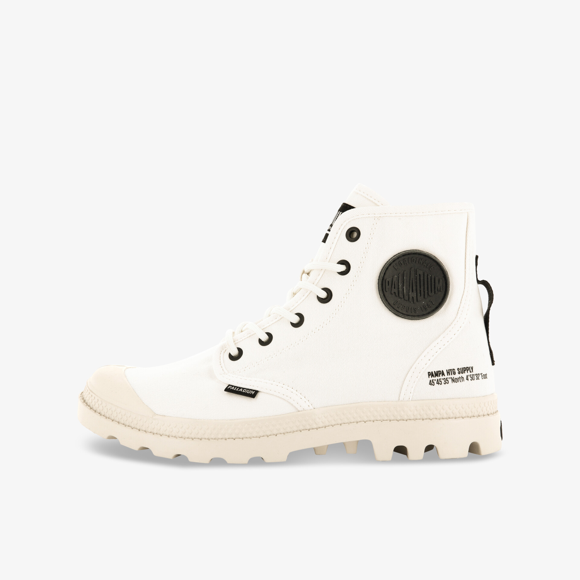 PALLADIUM PAMPA HI HTG SUPPLY STAR Damen Leinenschuhe weiß
