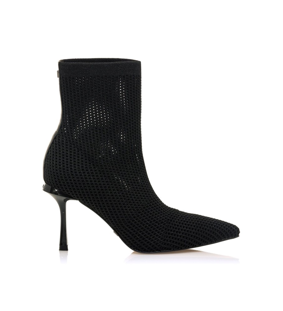Botas pretas de cano curto Mariamare Biella - Altura do salto: 7 cm -
