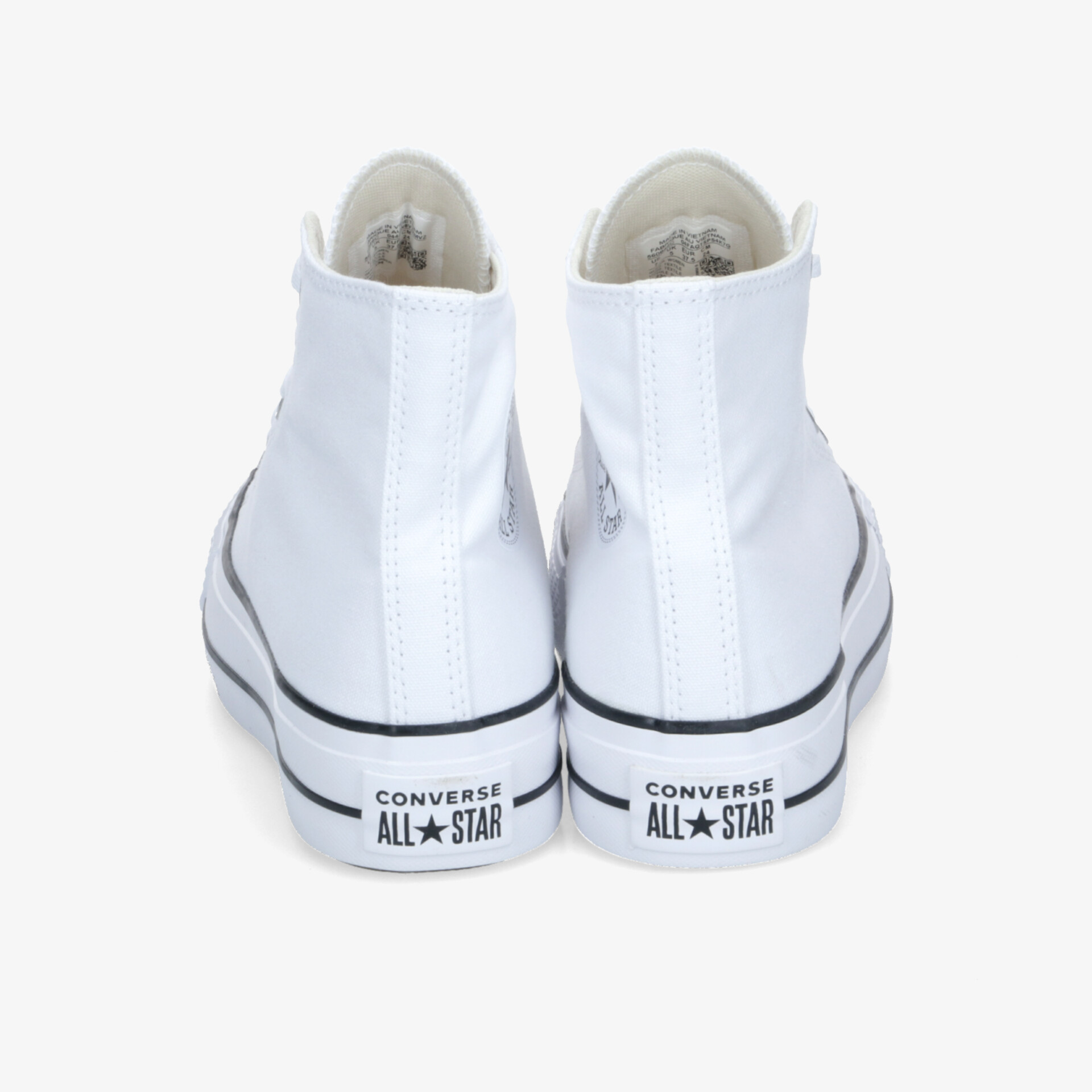 CONVERSE Lift Platform Cloudy Unisex Leinenschuhe weiß