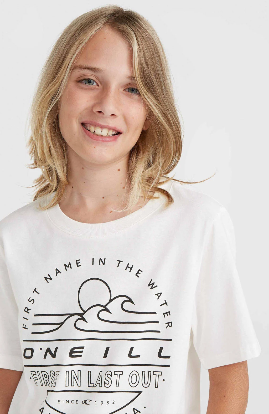 O'Neill T-shirt met printopdruk wit