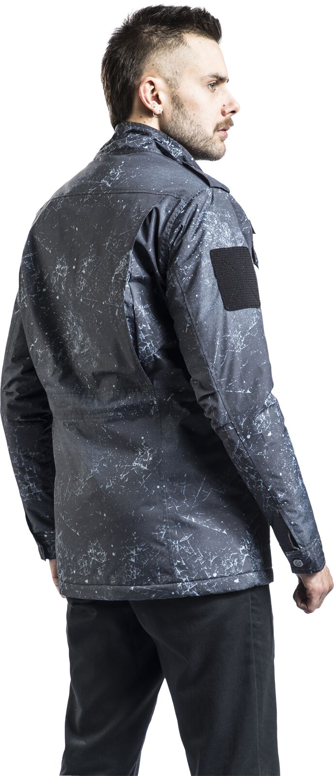 Veste Mi-Saison avec différents patchs | Rock Rebel by EMP Veste mi-saison