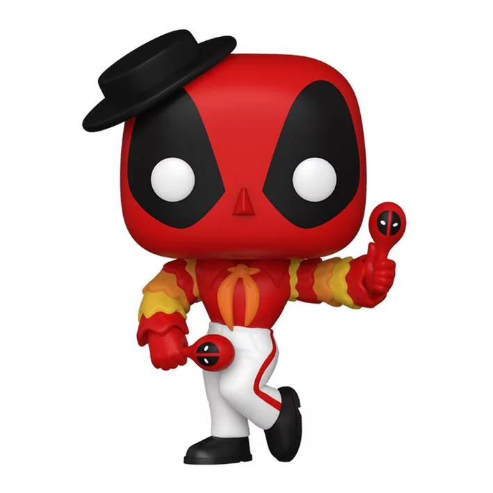 DEADPOOL 30 TH - FIGURINE POP BOBBLE - FLAMENCO DEADPOOL