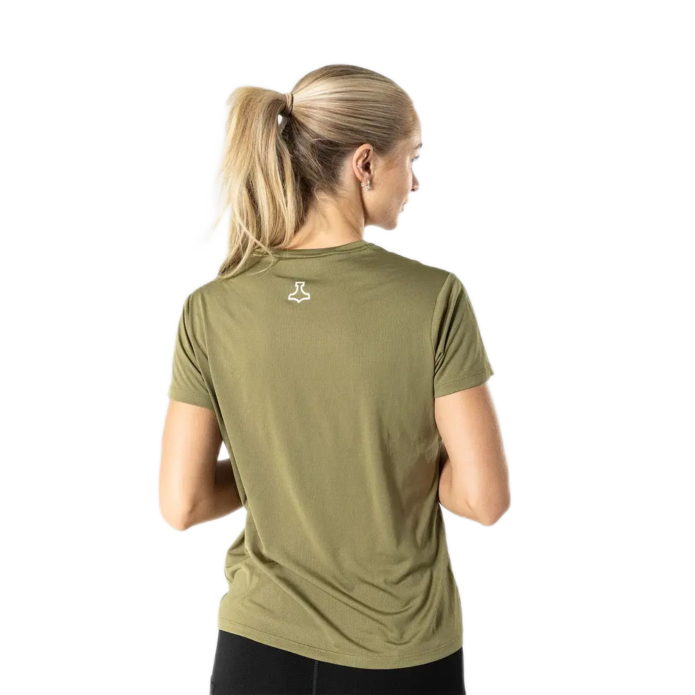 liiteguard ground tech loebe t shirt dame 1140 lg1057 dusty green