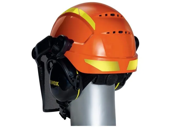 uvex - Sikkerhedshjelm - højdensitets polyetylen (HDPE) - orange