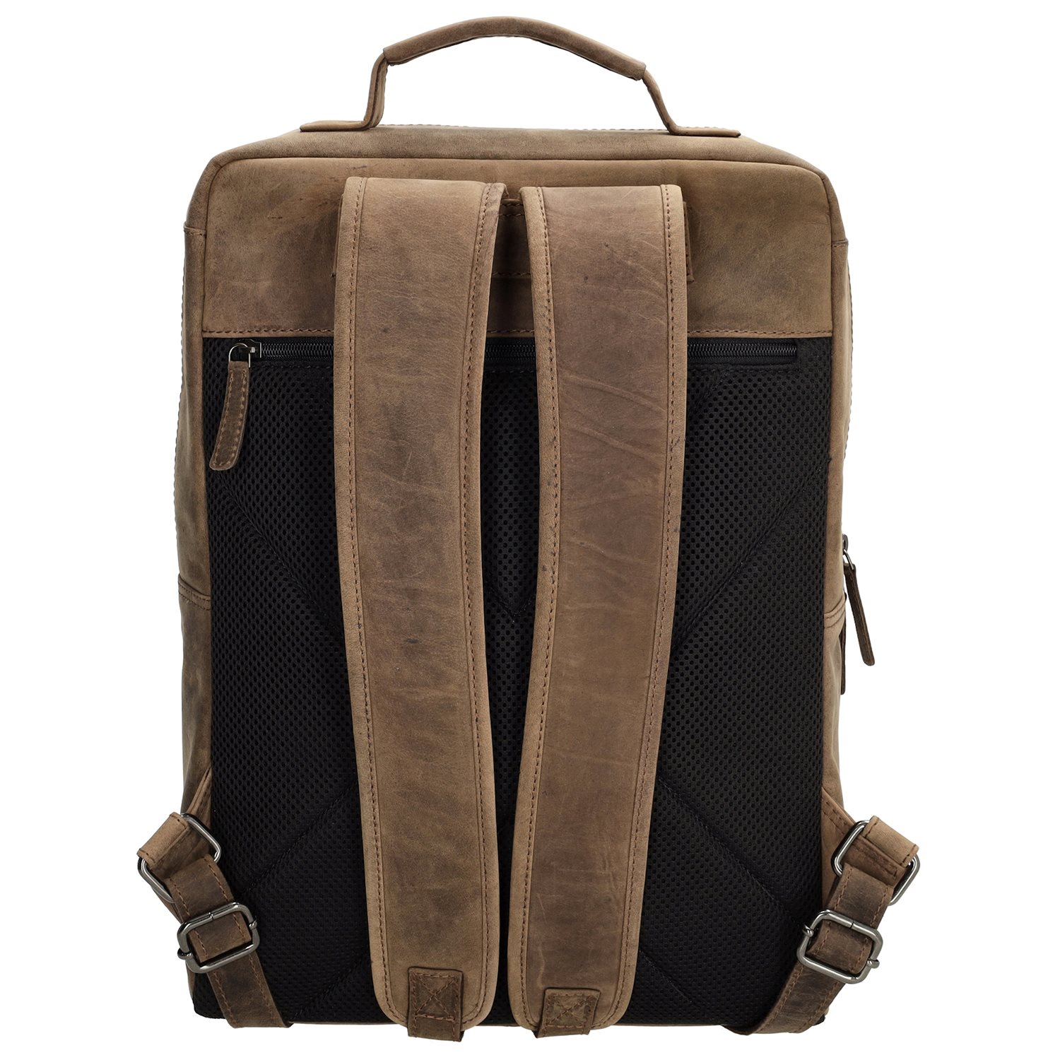 Hide & Stitches Idaho Rustic Rugzak donkerbruin