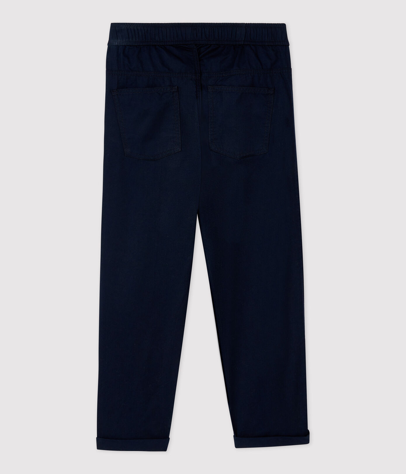 Pantalon regular en serge de coton enfant garçon