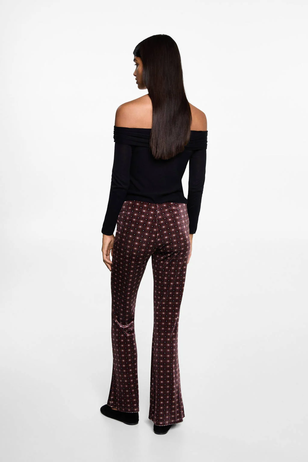 MANGO TEEN legging donkerrood