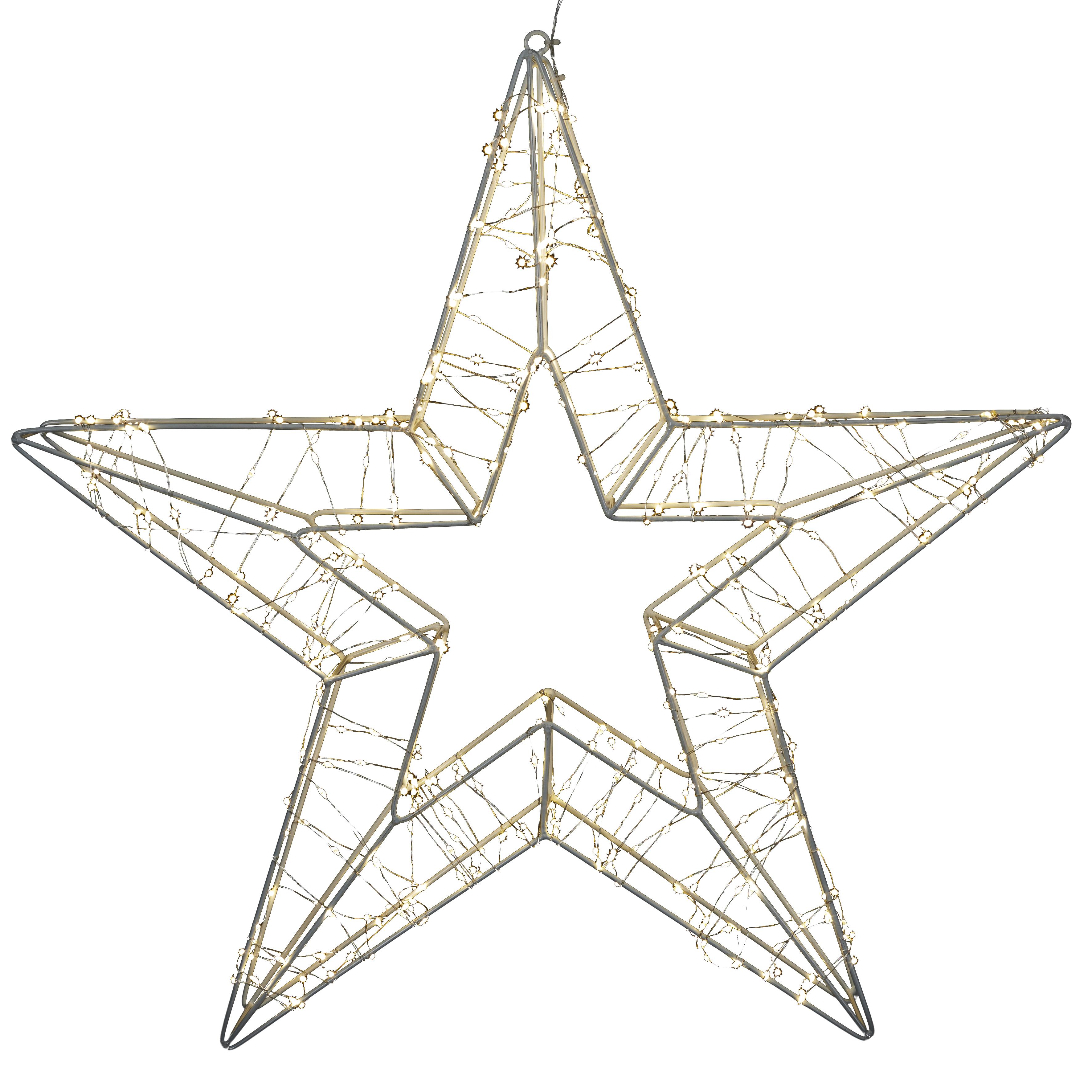 ETOILE METAL LUMINEUSE 58X8CM