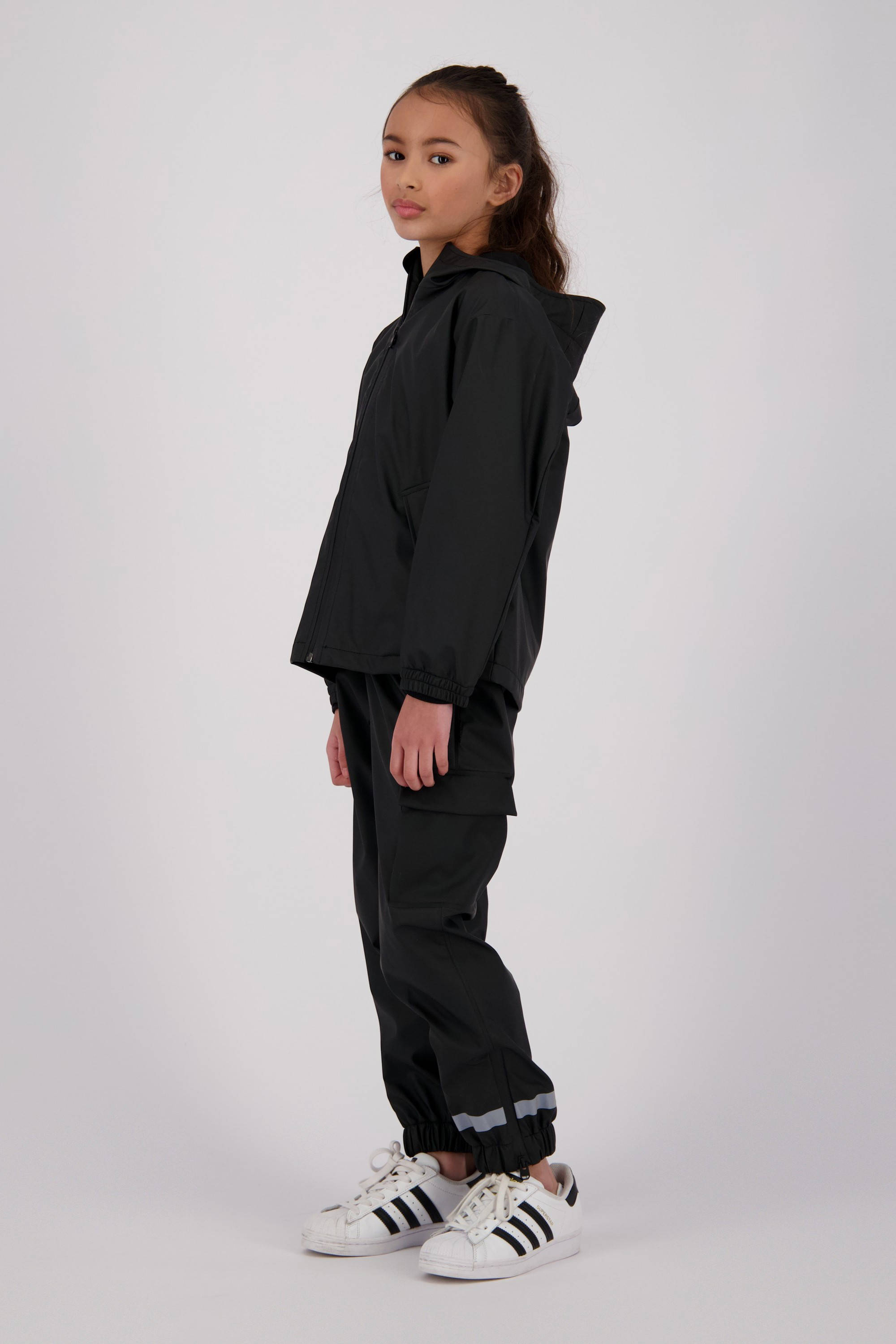 Vingino kids regenbroek Storm zwart