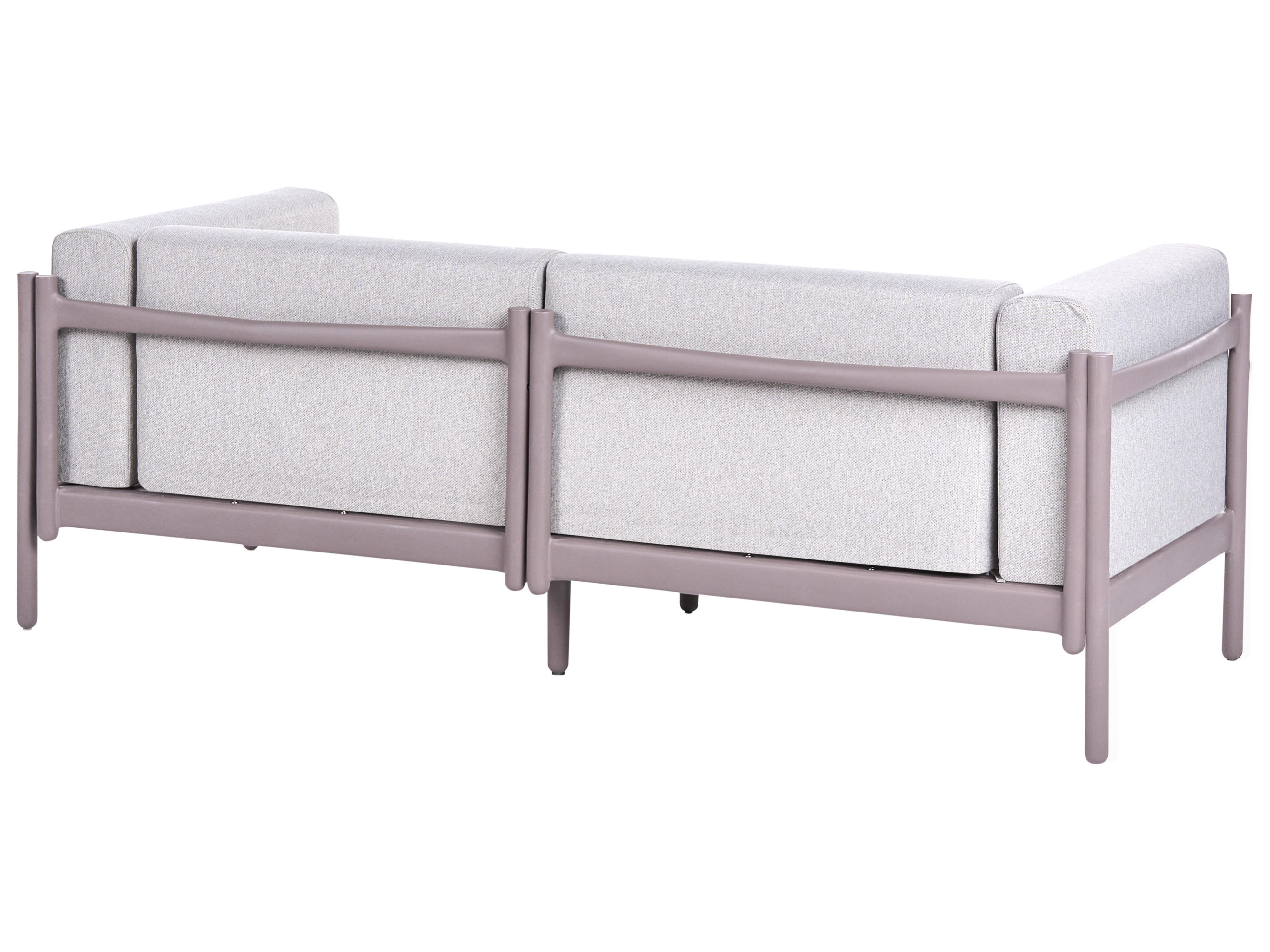 Loungeset met tafel 4-zits FERRETTI Taupe