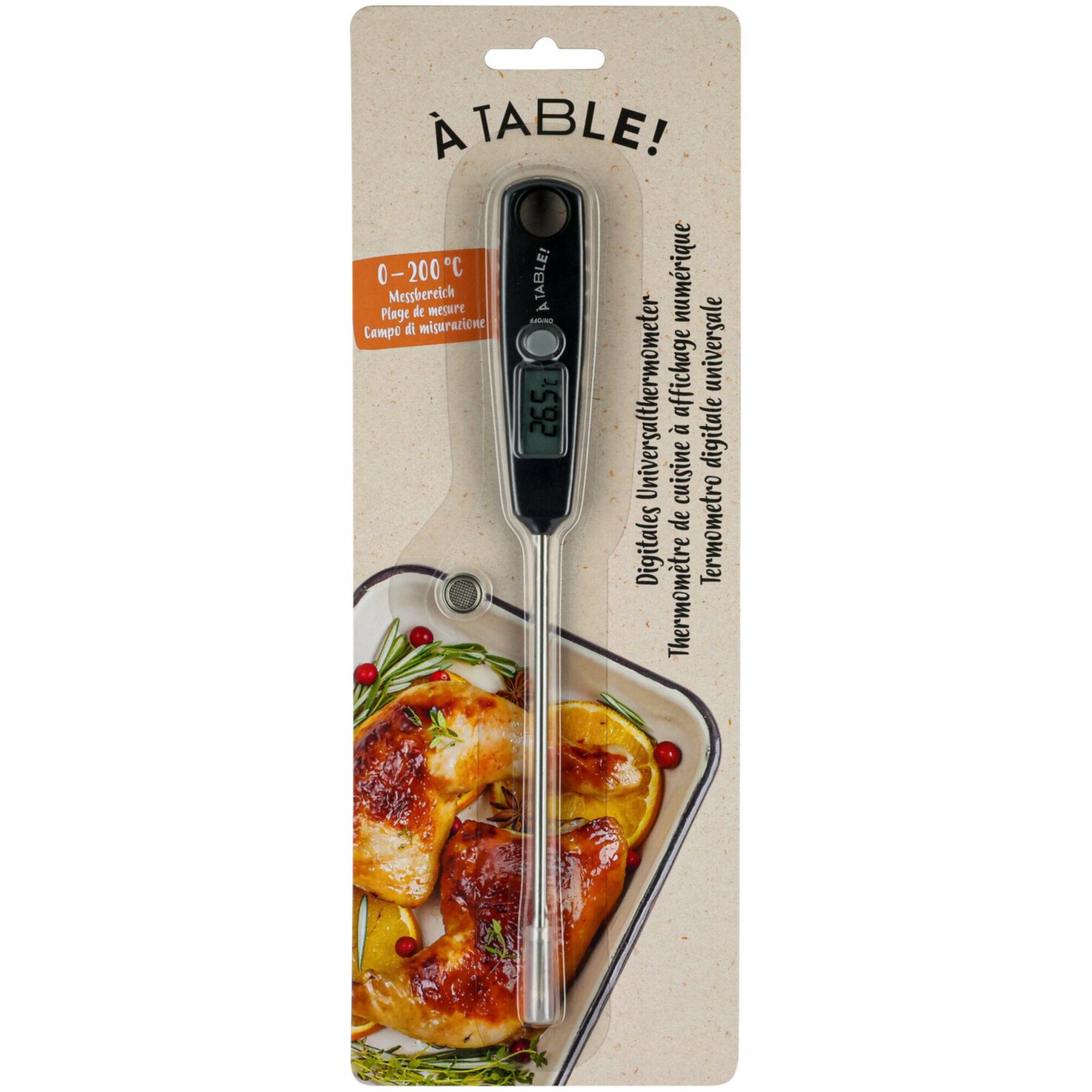 À Table! Digitales Universalthermometer