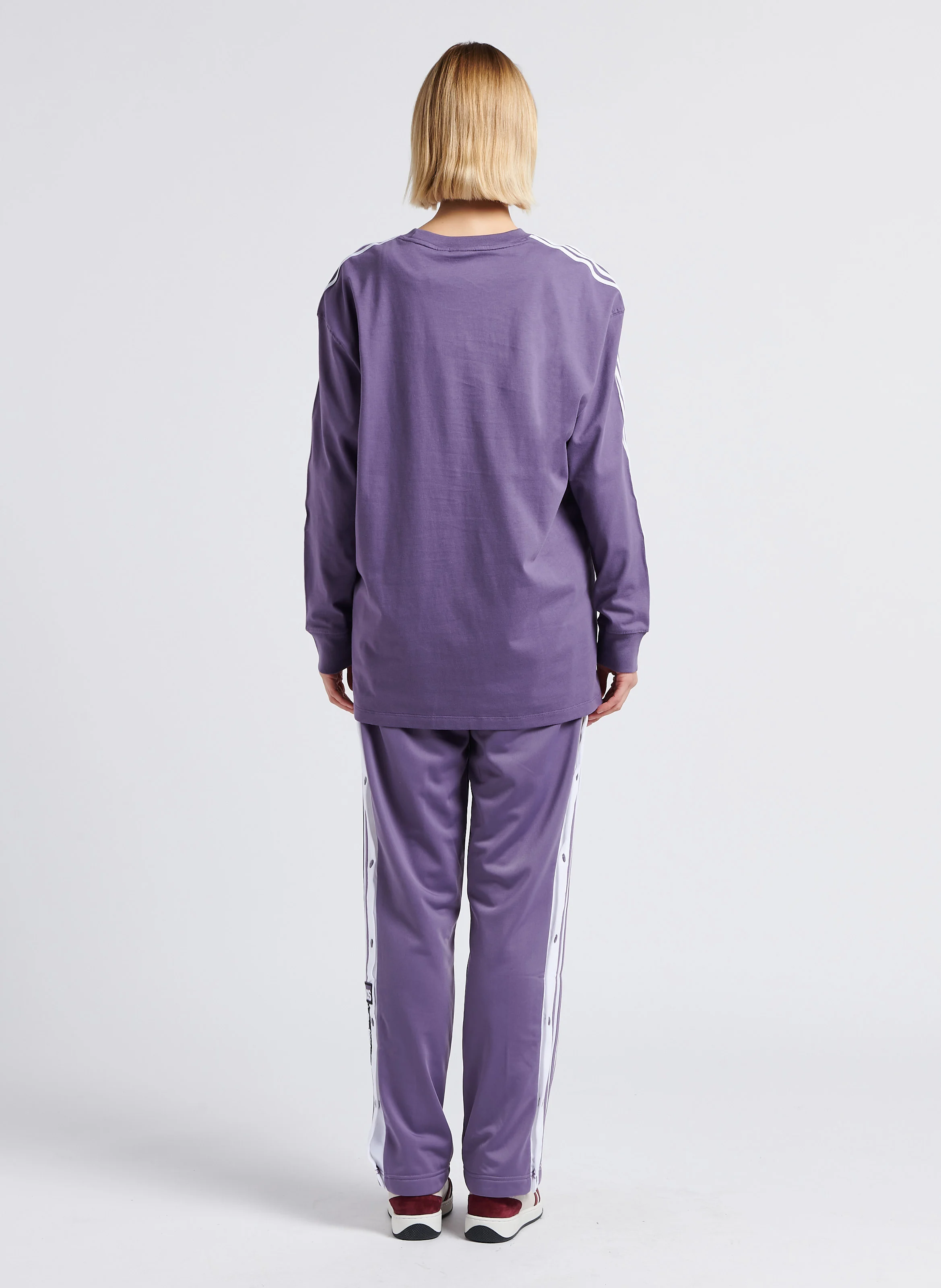 Tee-shirt col rond en coton | Violet