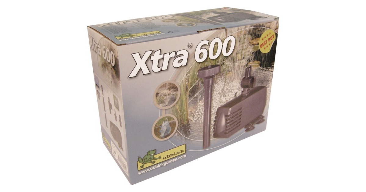 UbbinkXtra 600 fonteinpomp  (Zwart)