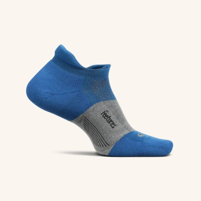 Feetures Unisex Strømper Merino 10 Ultra Light No Show Tab Socks Blå