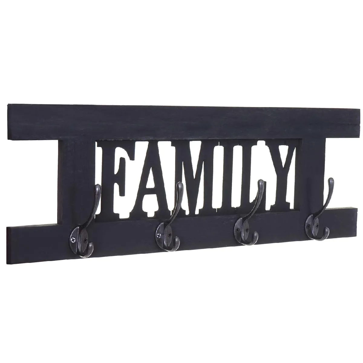 Mendler Garderobe Murale HWC-C60 Family - Gris Foncé