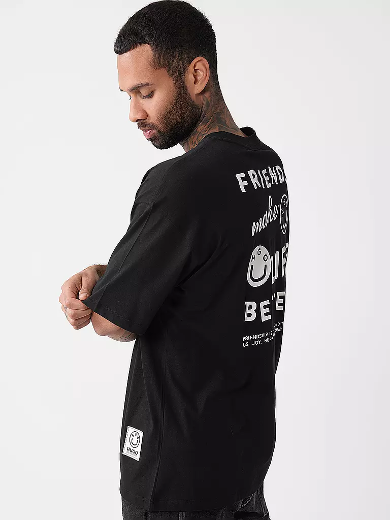 HUGO T-Shirt  schwarz