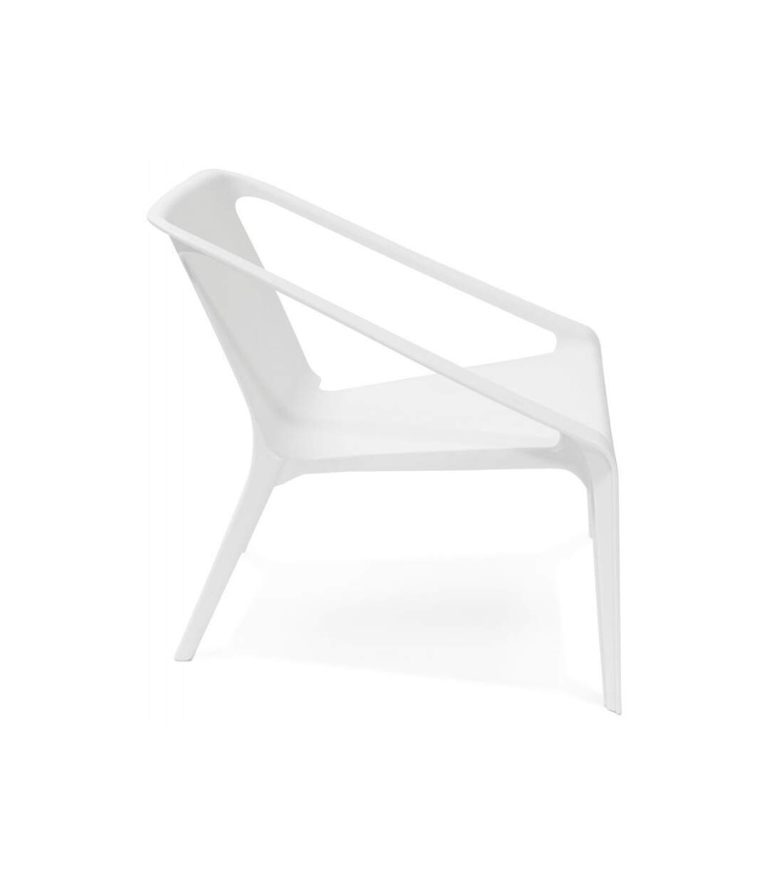 Paris Prix - Fauteuil De Jardin hyppe 74cm Blanc