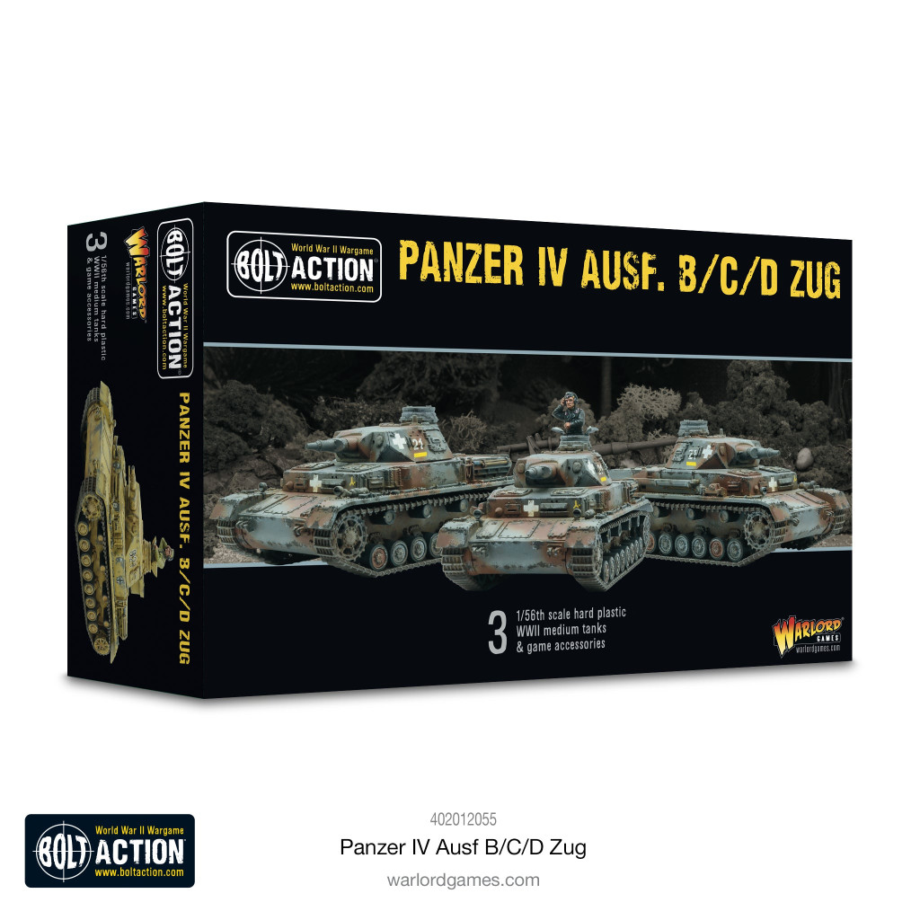 Bolt Action - Panzer IV Ausf. B/C/D Zug